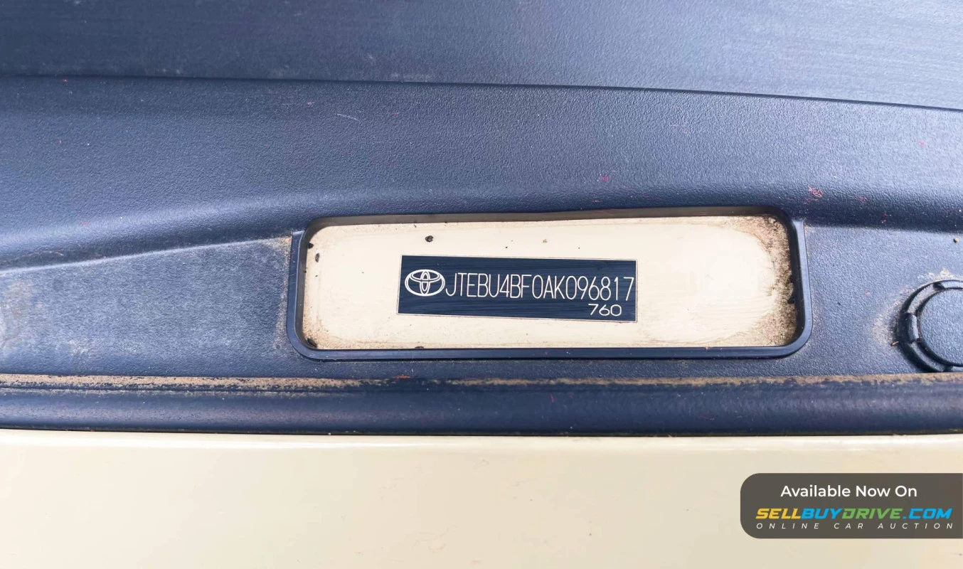 2010 Toyota FJ Cruiser Trail Teams Edition